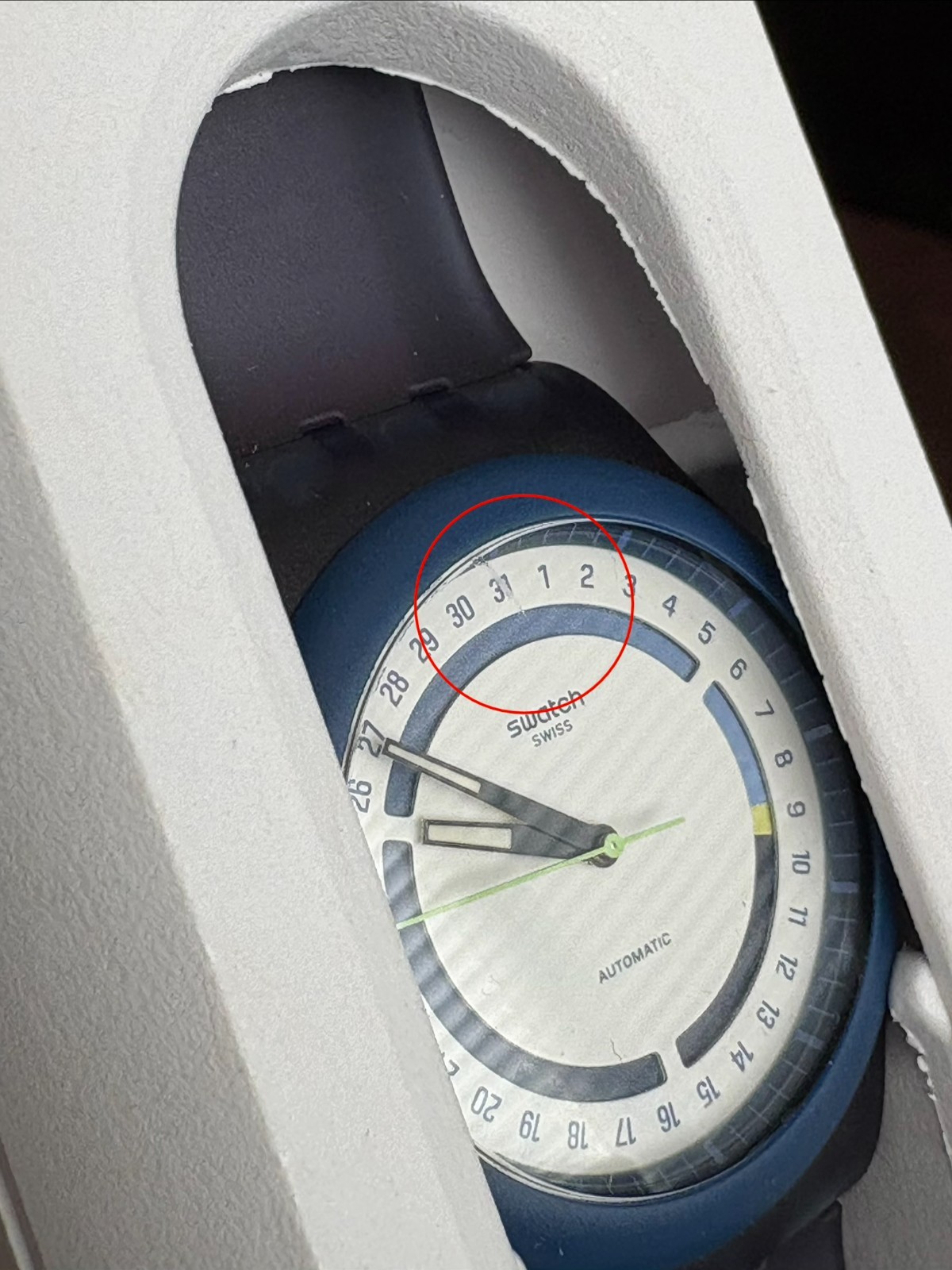Swatch Sistem51 Hodinkee Stoplight Neon Remix - photo 3