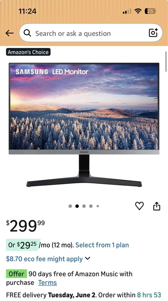 Samsung Monitor 27" Gaming/Office - photo 5