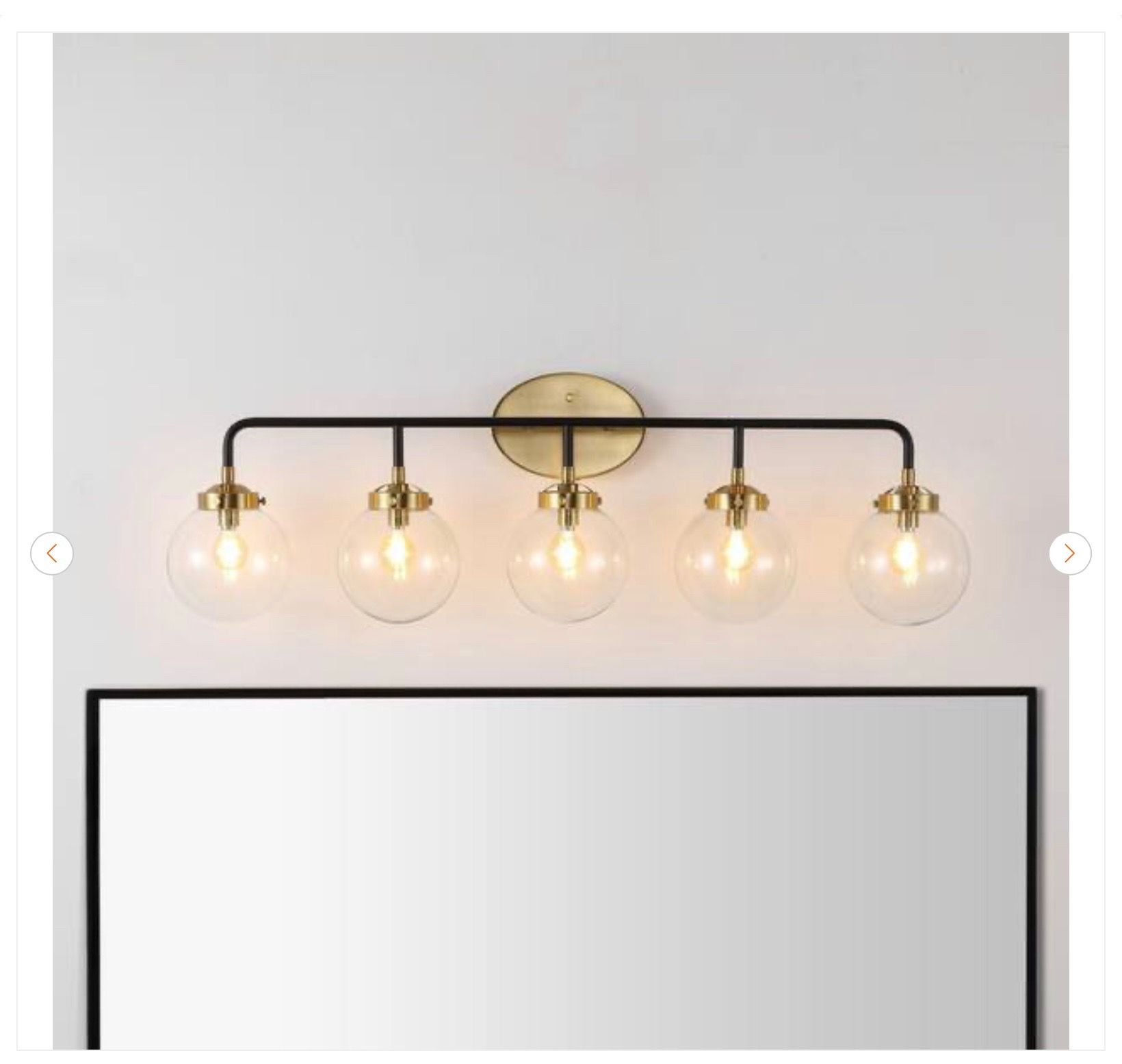 JONATHAN Y Caleb 38 in. 5-Light LED Vanity Light - New - photo 4