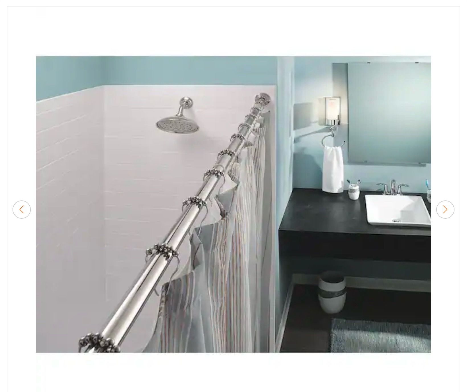 Lot of 12 - MOEN 72 in. Adjustable Tension Shower Rods - photo 3