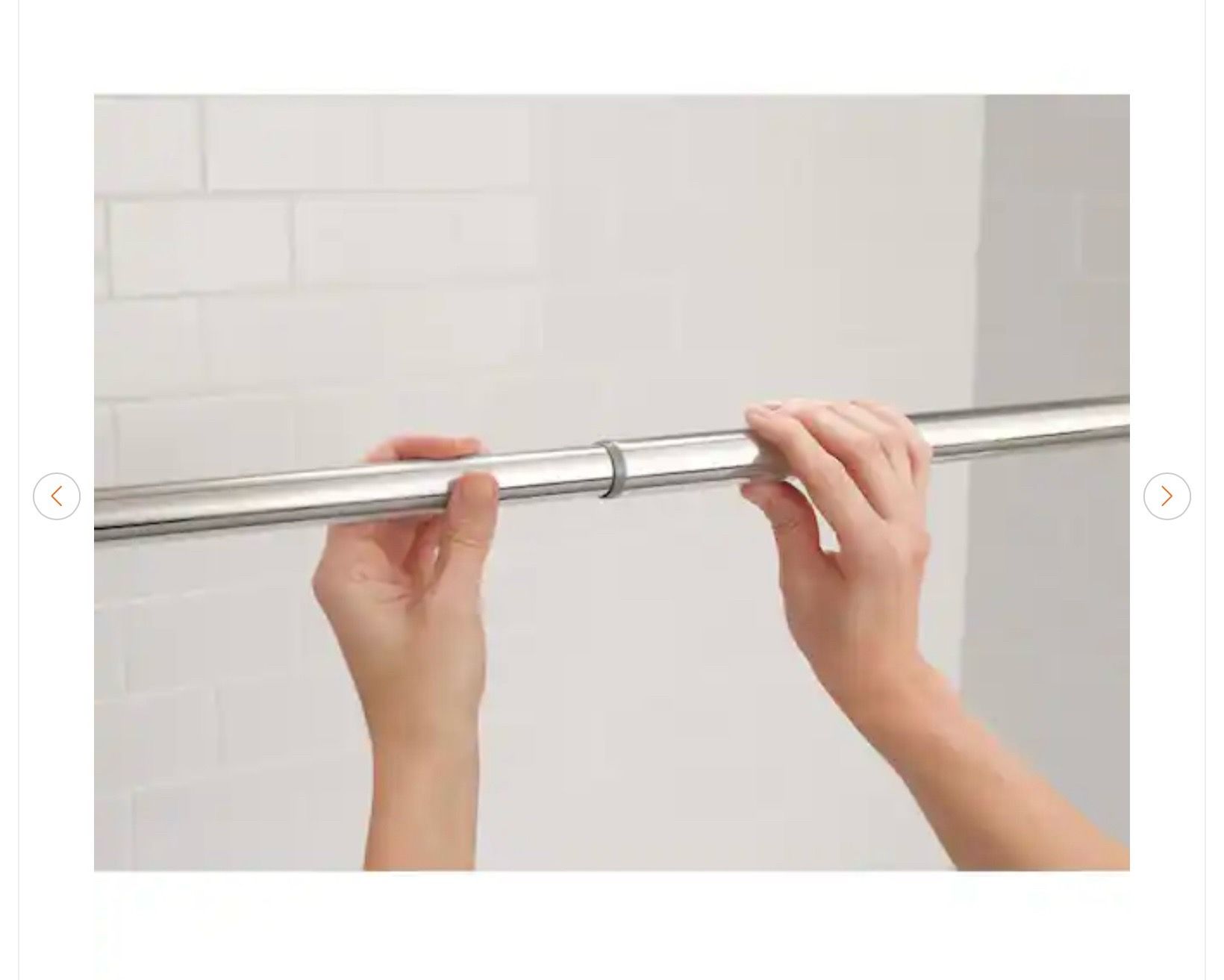 Lot of 12 - MOEN 72 in. Adjustable Tension Shower Rods - photo 4
