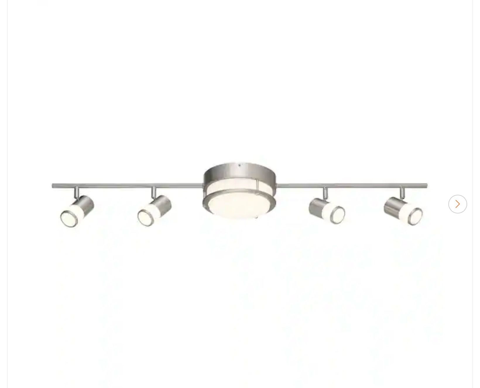 Hampton Bay 3.44 ft. 4-Light Integrated LED Track Lighting