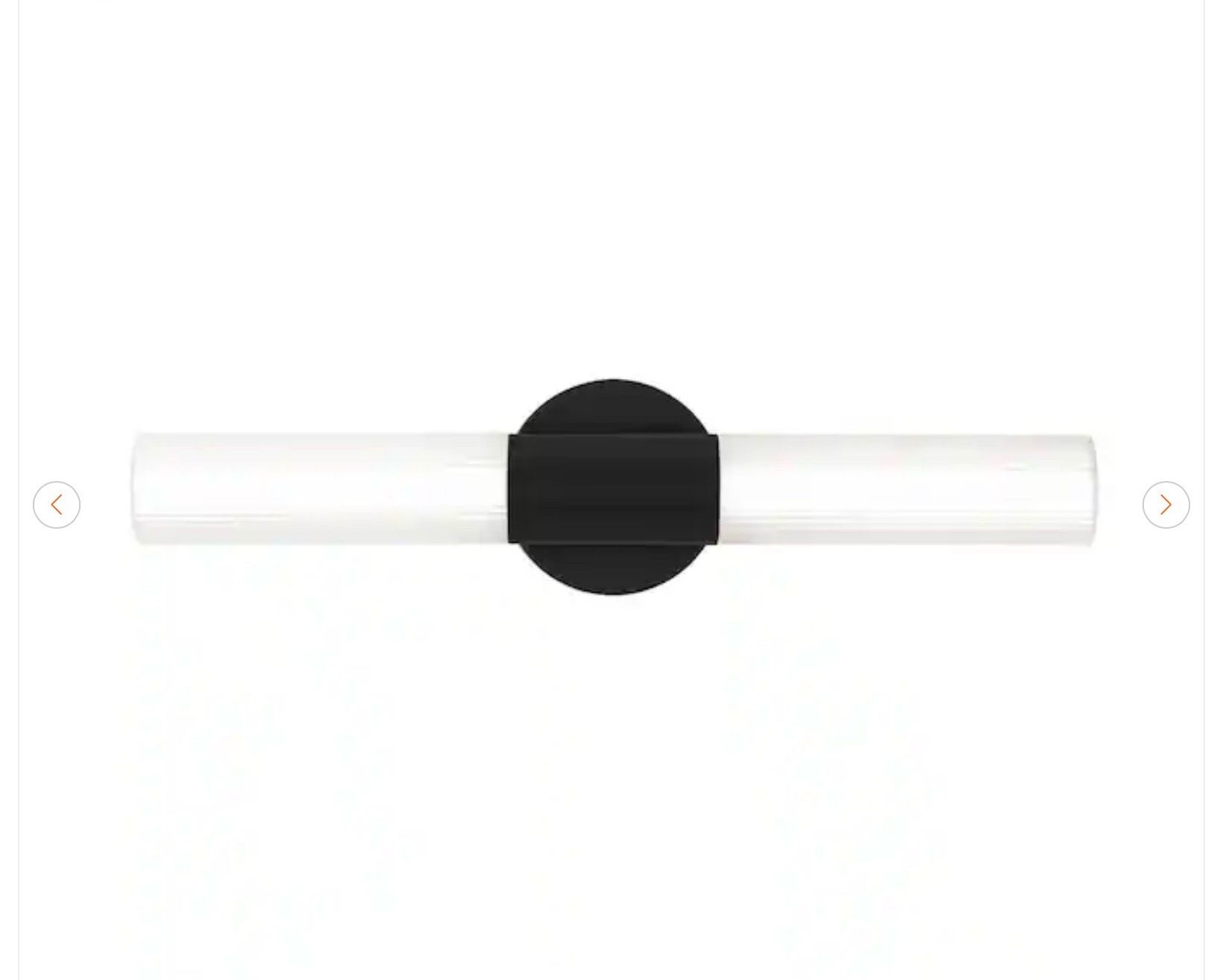 Astra 22 in. Matte Black Integrated LED Vanity Light Bar - New - photo 2