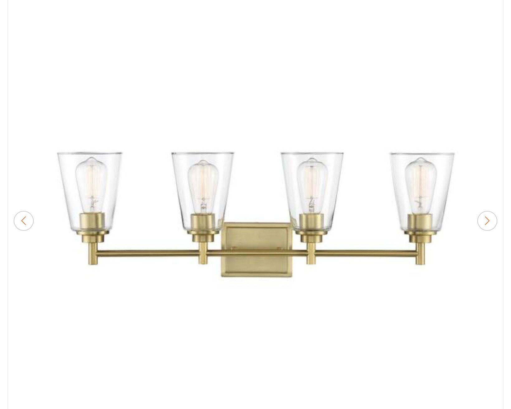 Designers Fountain Westin 31 in. 4-Light Brushed Gold Vanity - photo 2