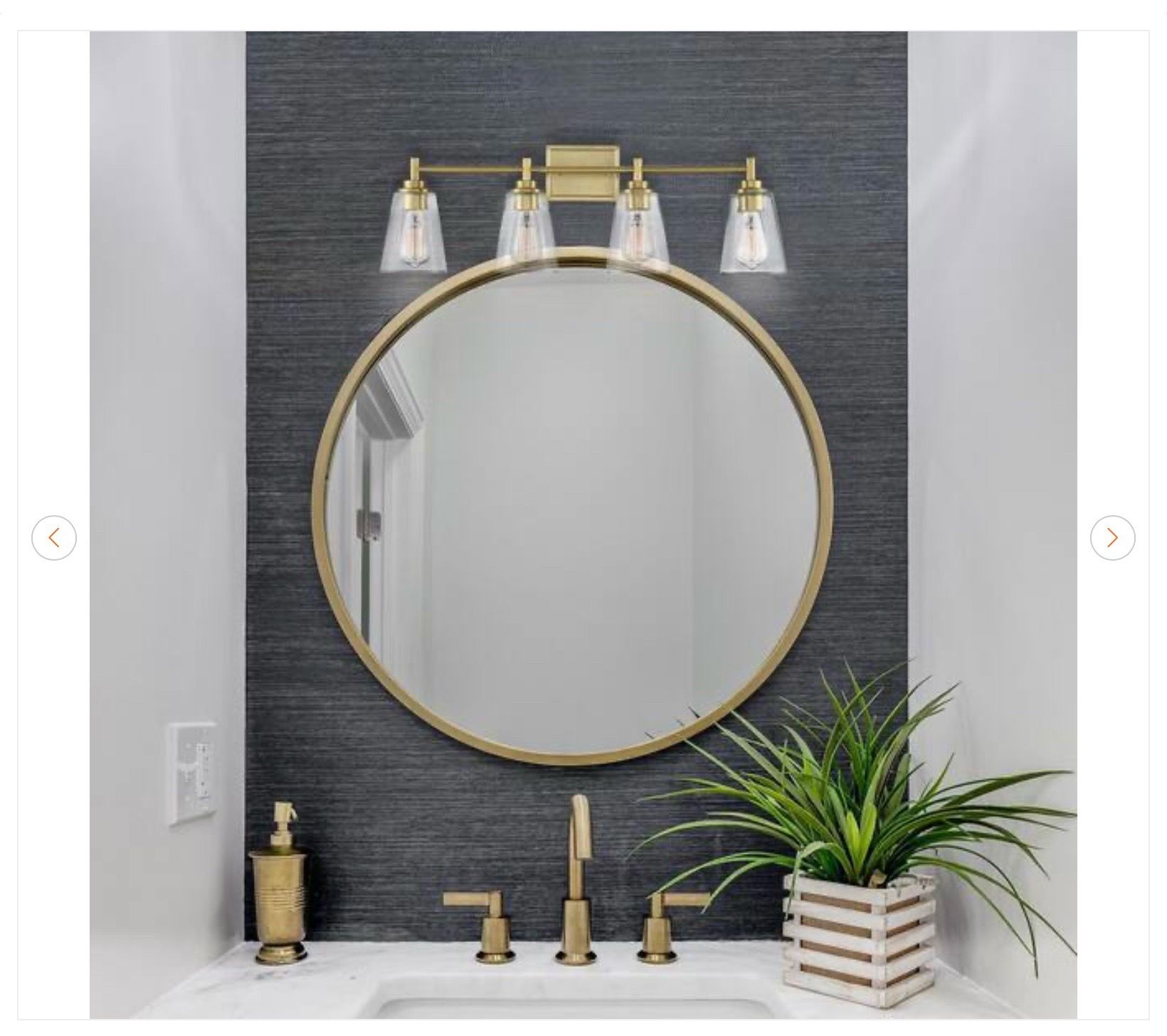 Designers Fountain Westin 31 in. 4-Light Brushed Gold Vanity - photo 3