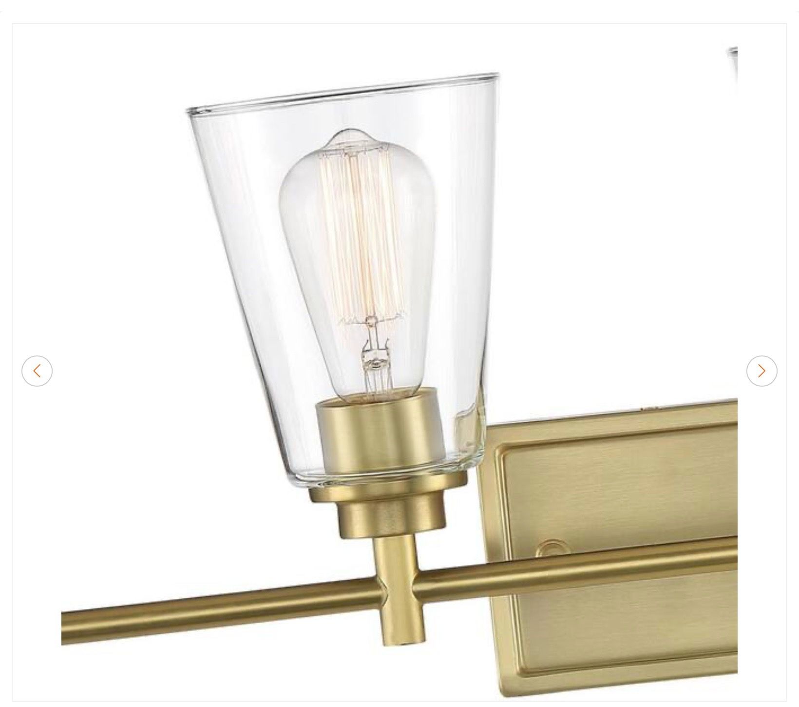 Designers Fountain Westin 31 in. 4-Light Brushed Gold Vanity - photo 4