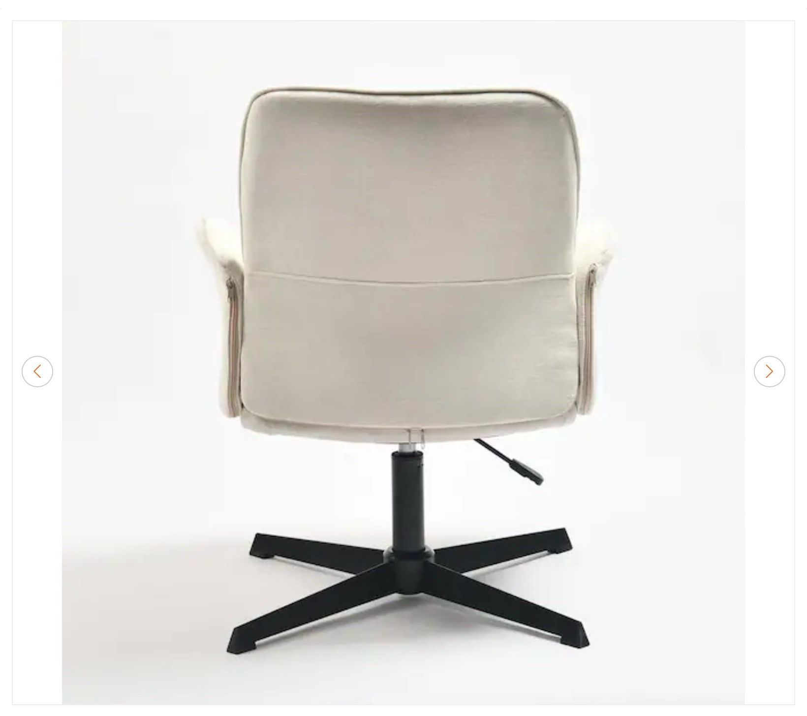 Thomasina Fabric Modern Upholstered Swivel Office Chair - photo 2