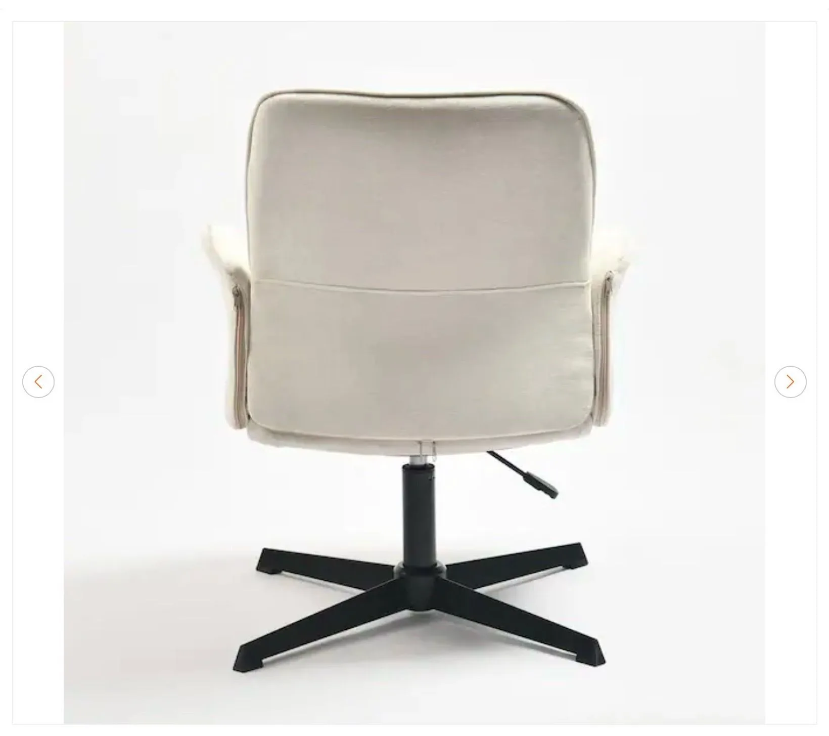 Thomasina Fabric Modern Upholstered Swivel Office Chair - photo 2