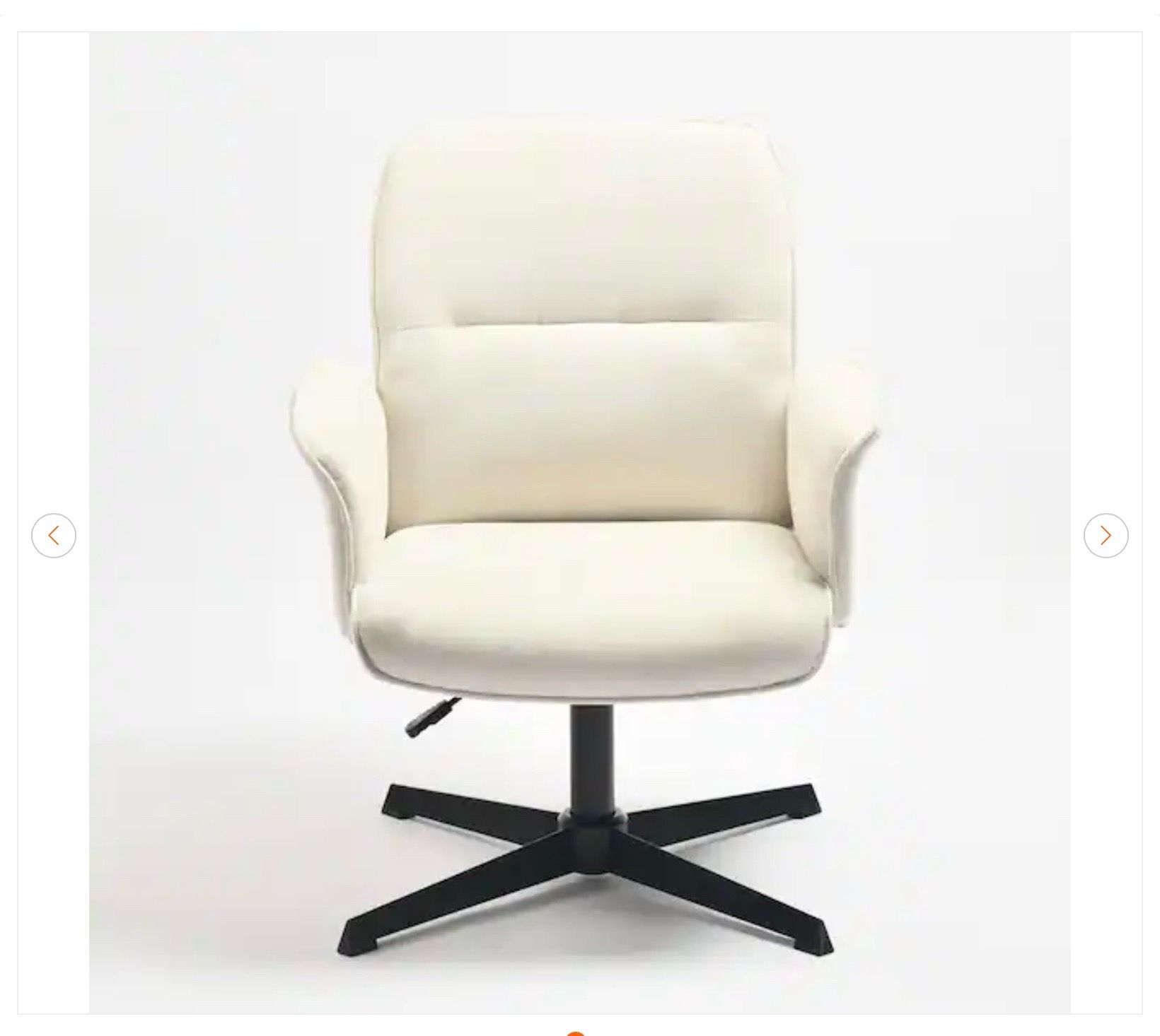 Thomasina Fabric Modern Upholstered Swivel Office Chair - photo 5