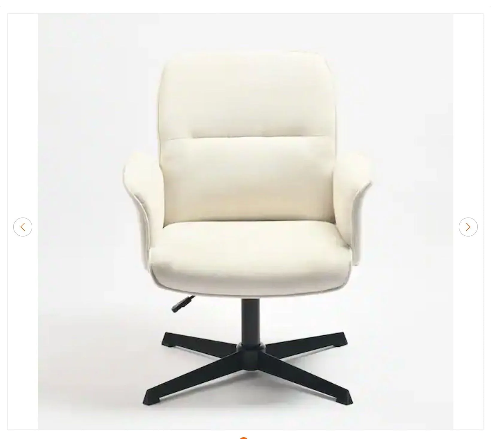 Thomasina Fabric Modern Upholstered Swivel Office Chair - photo 5