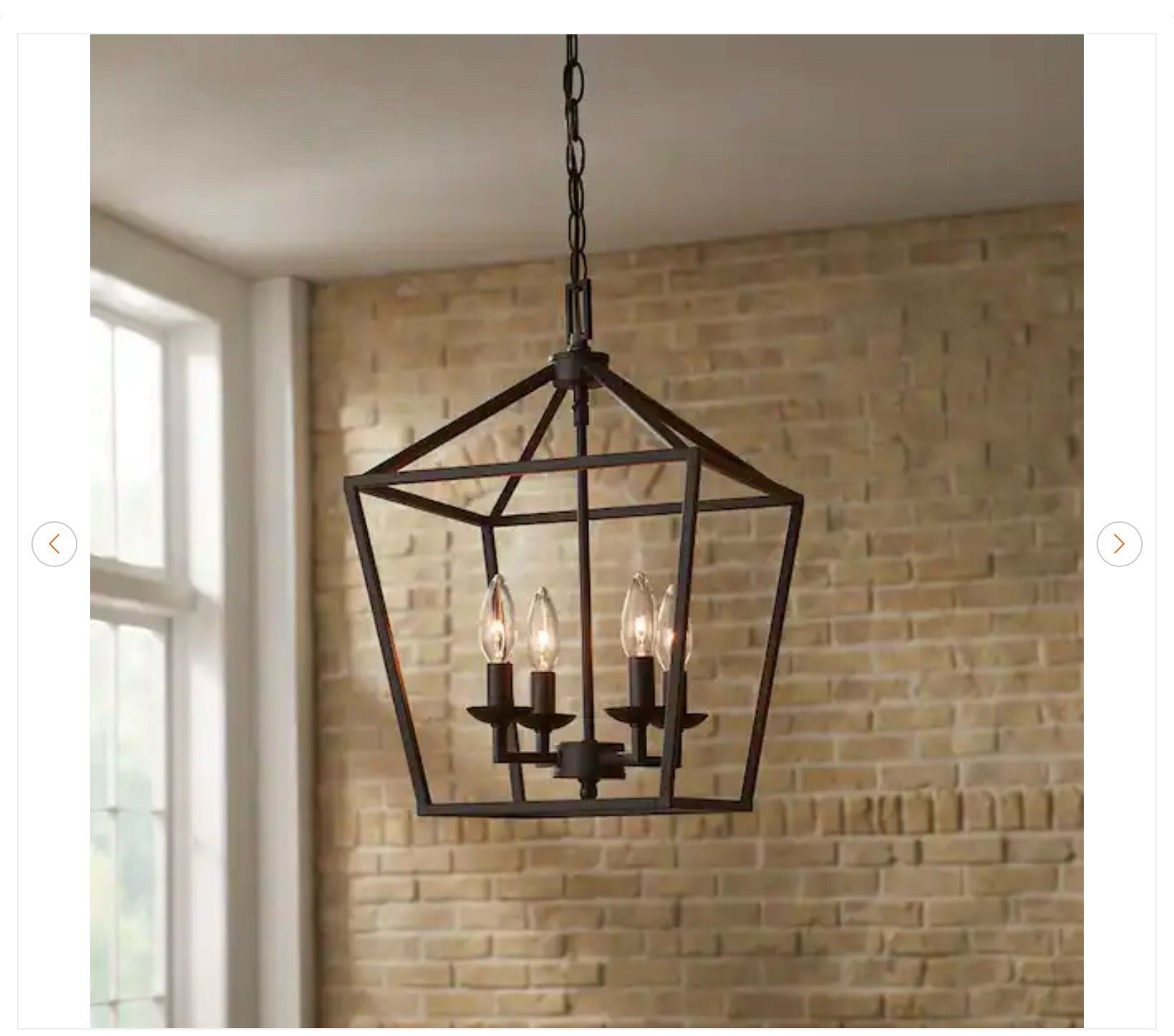 Home Decorators Collection Weyburn 4-Light Bronze Chandelier