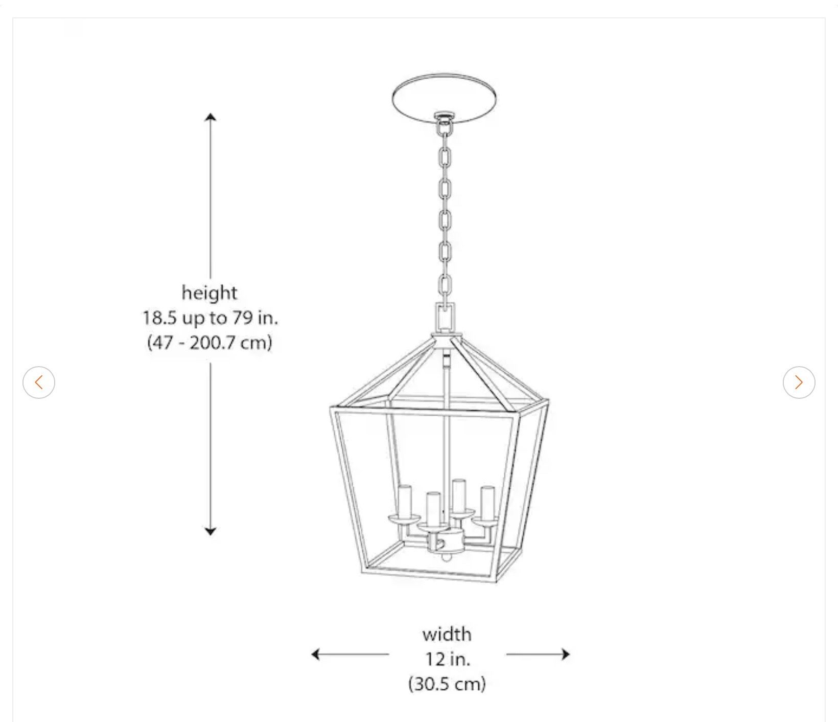 Home Decorators Collection Weyburn 4-Light Bronze Chandelier - photo 3