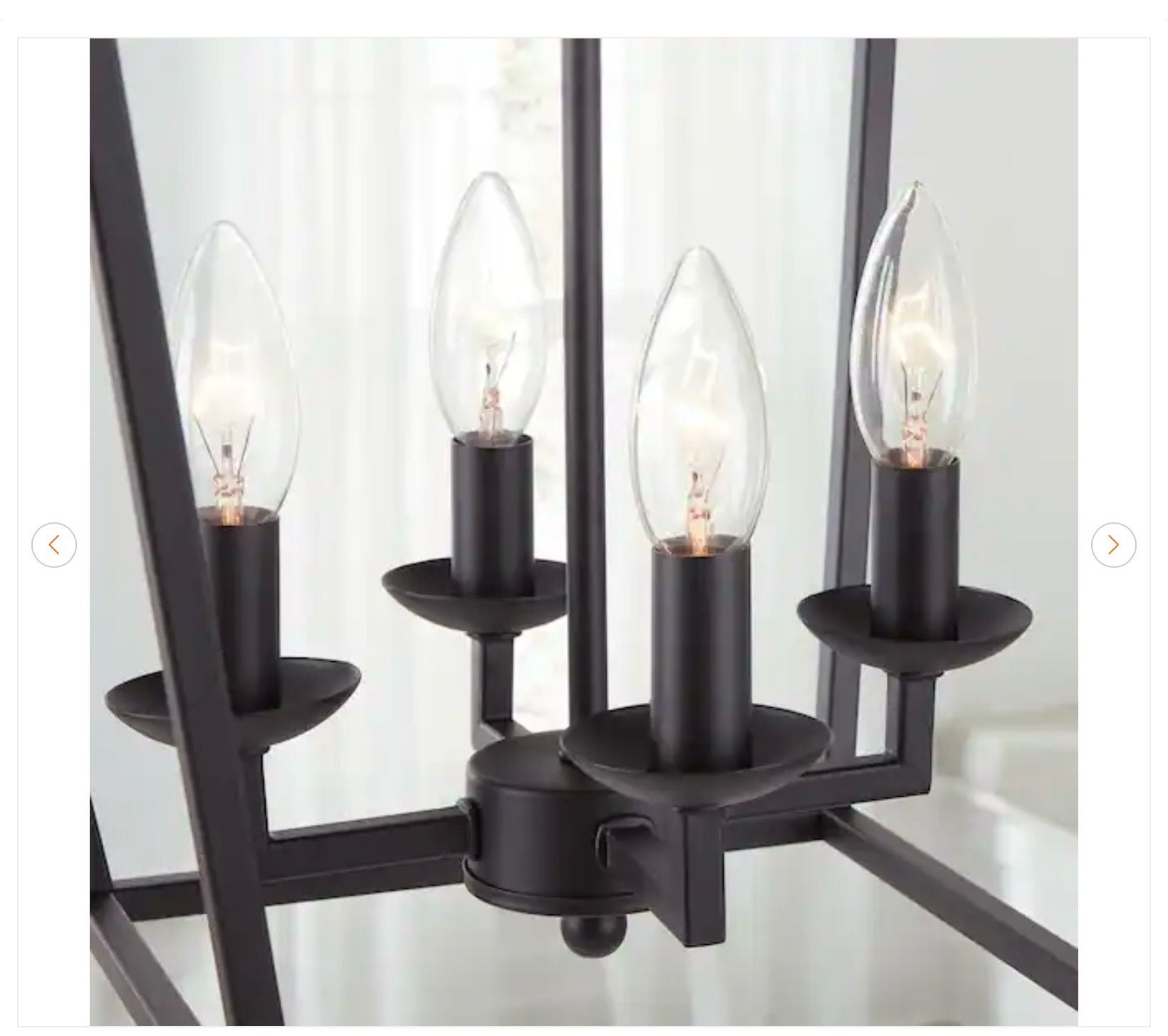 Home Decorators Collection Weyburn 4-Light Bronze Chandelier - photo 5