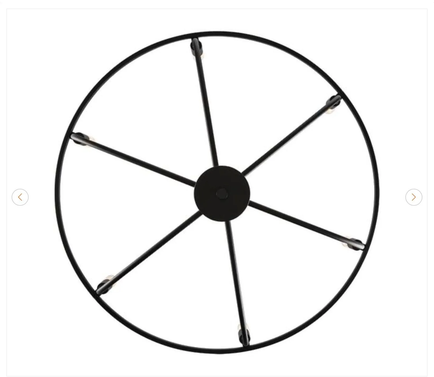 Monteaux Lighting 6-Light Black Round Candle Chandelier - New - photo 5