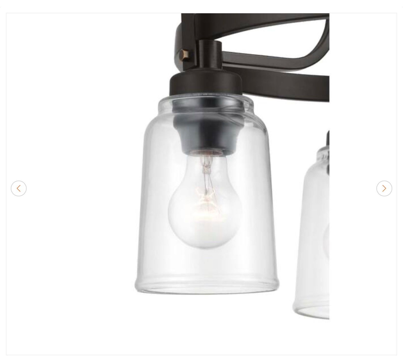 Home Decorators Collection Knollwood 3-Light Chandelier - photo 5