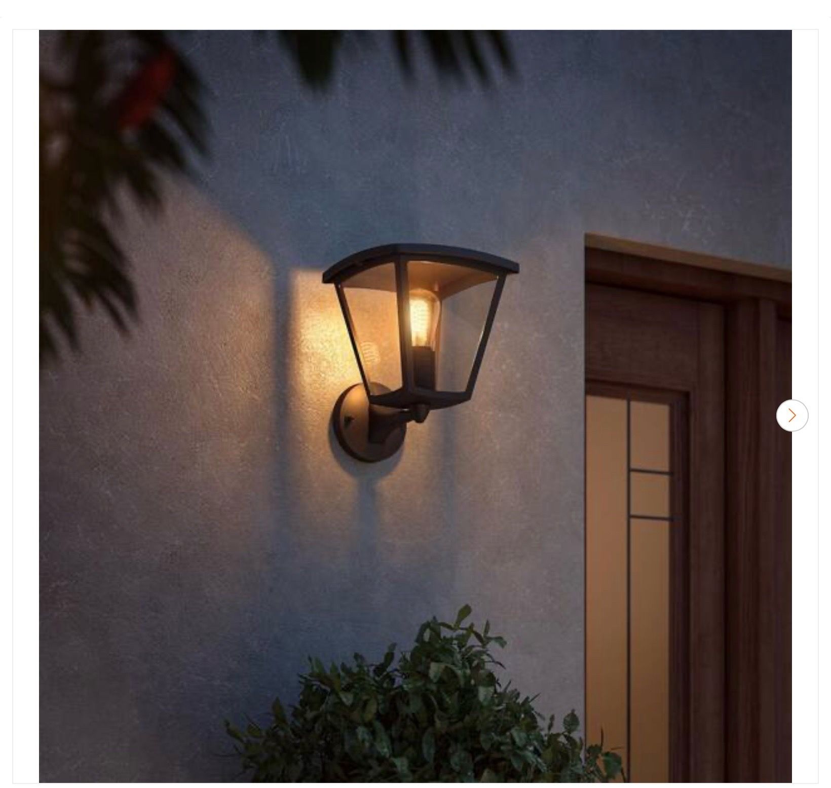 Philips Hue Inara Outdoor Smart Wall Lantern LED (1-Pack)