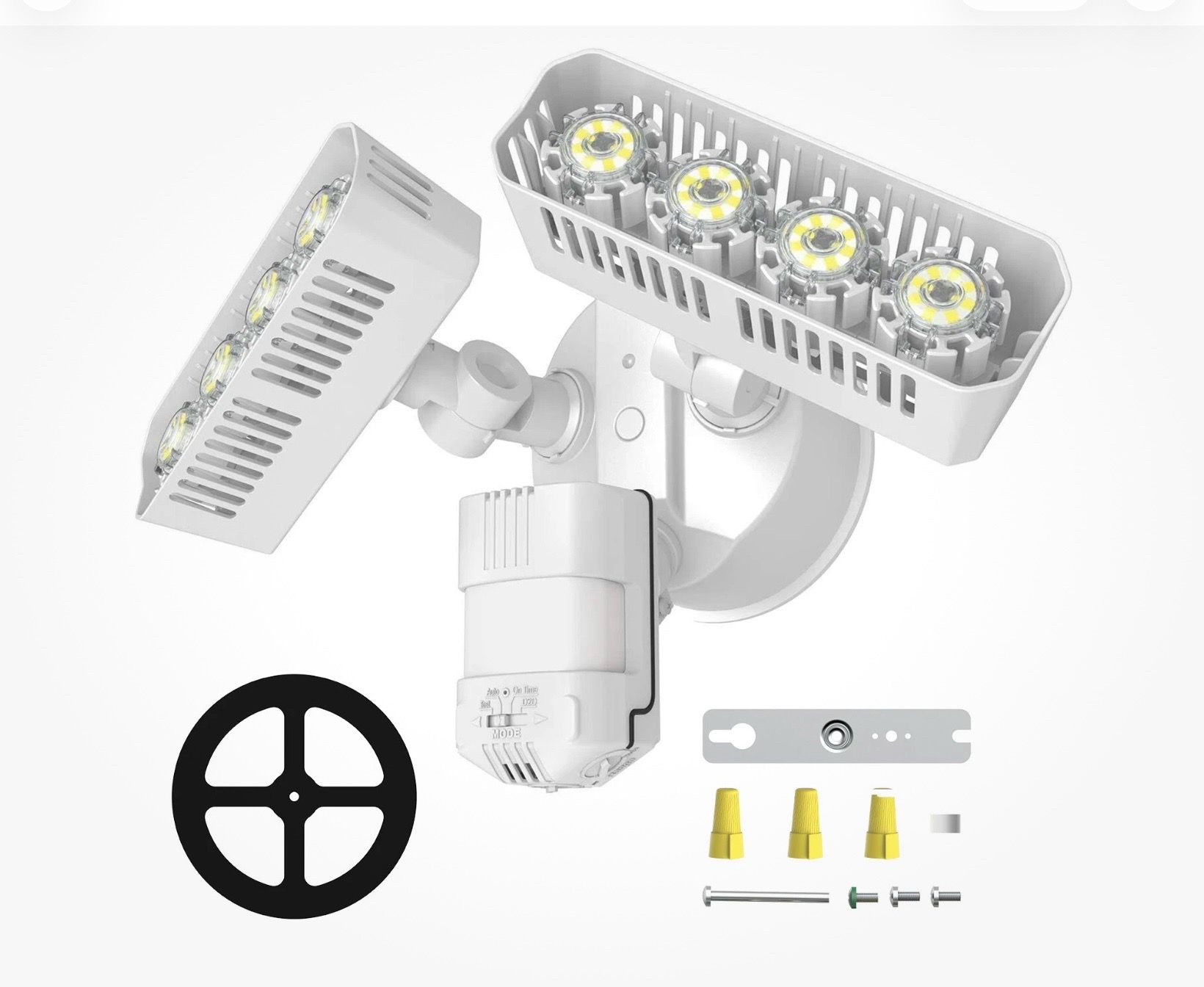 SANSI 36W LED Motion Sensor Security Flood Light, 2-Pack - photo 2