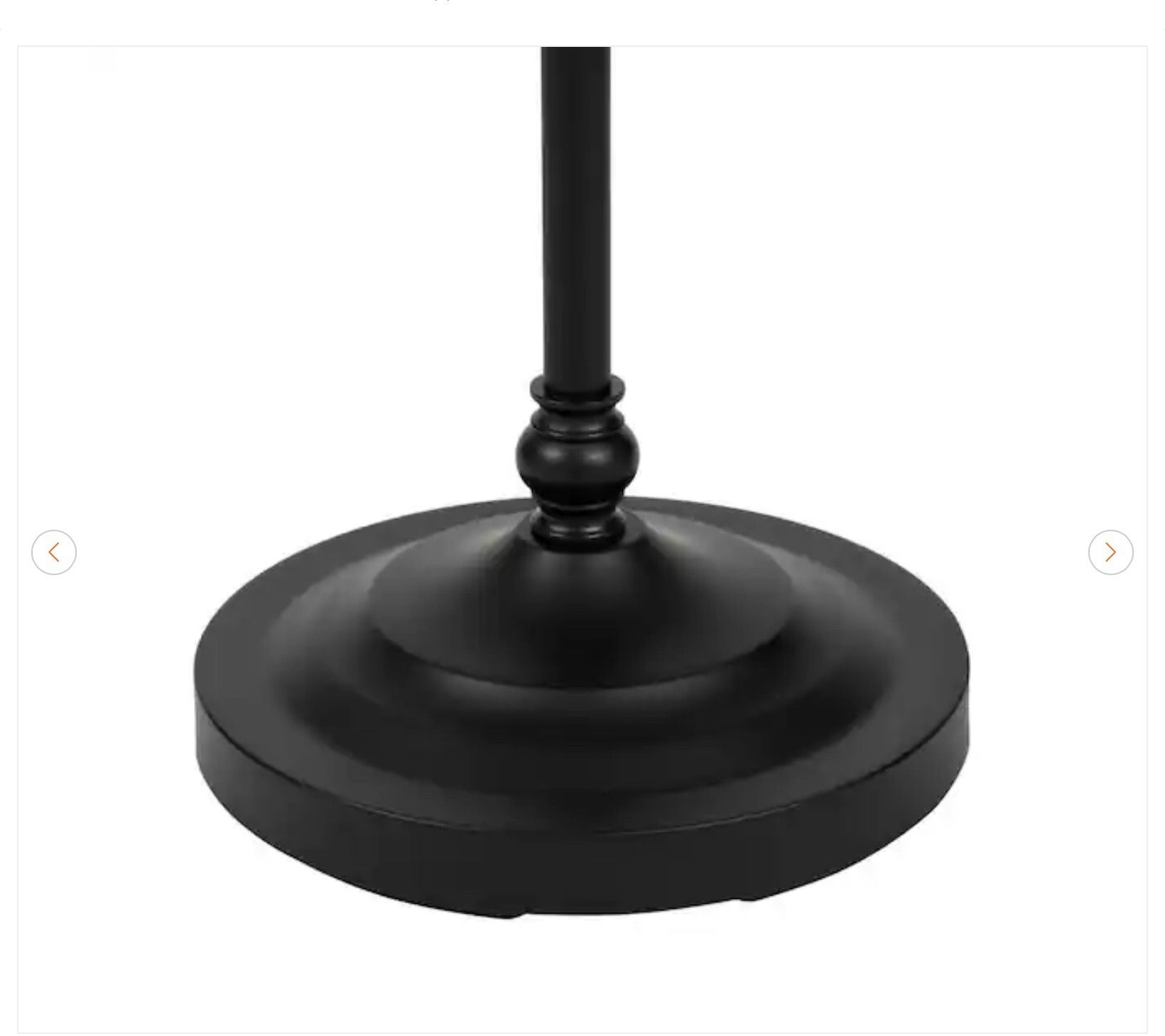 Hampton Bay Carver 58 in. Black Downbridge Floor Lamp - New - photo 5
