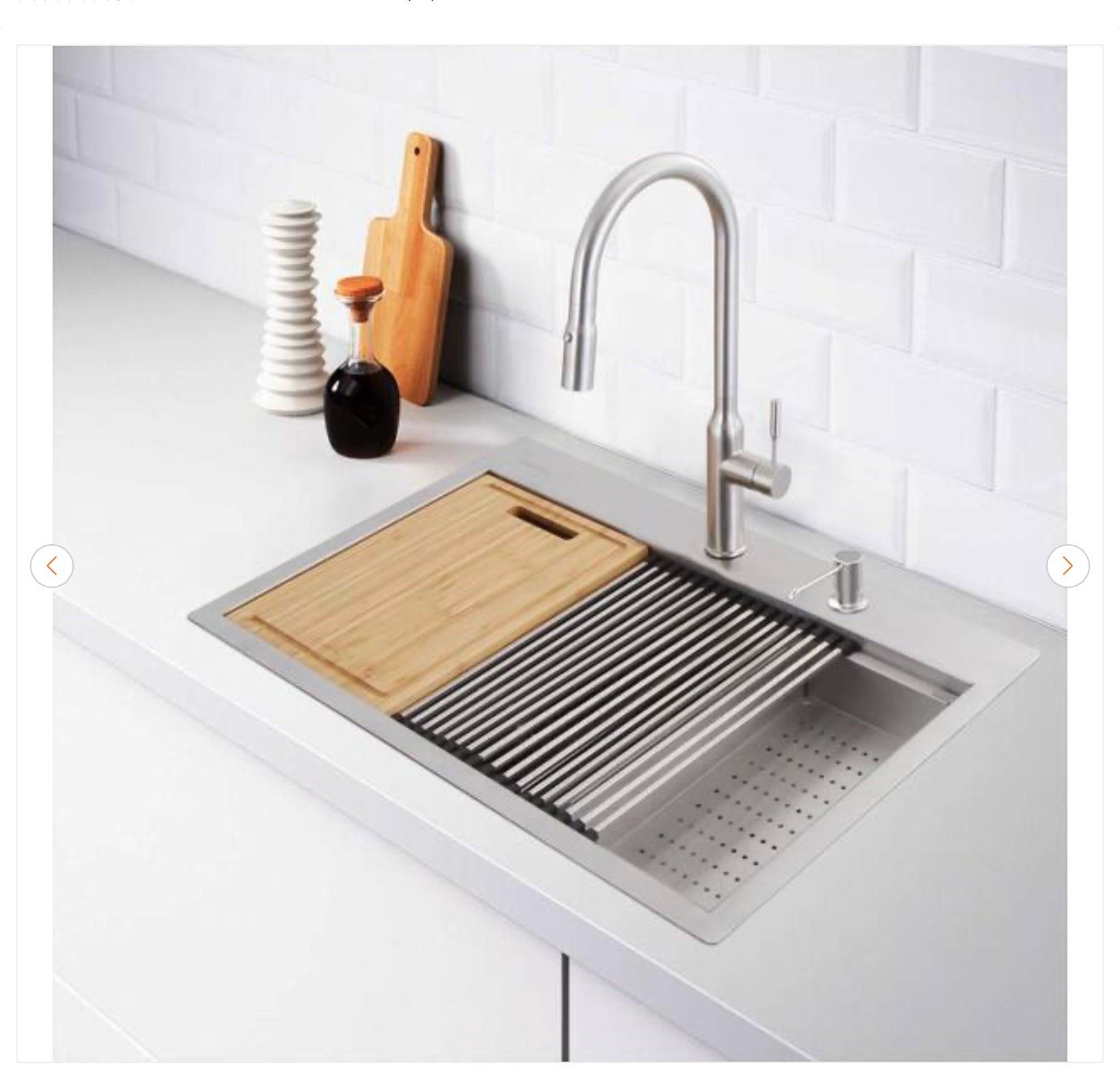 30 in. Drop-In Single Bowl Stainless Steel Kitchen Sink - NEW - photo 2