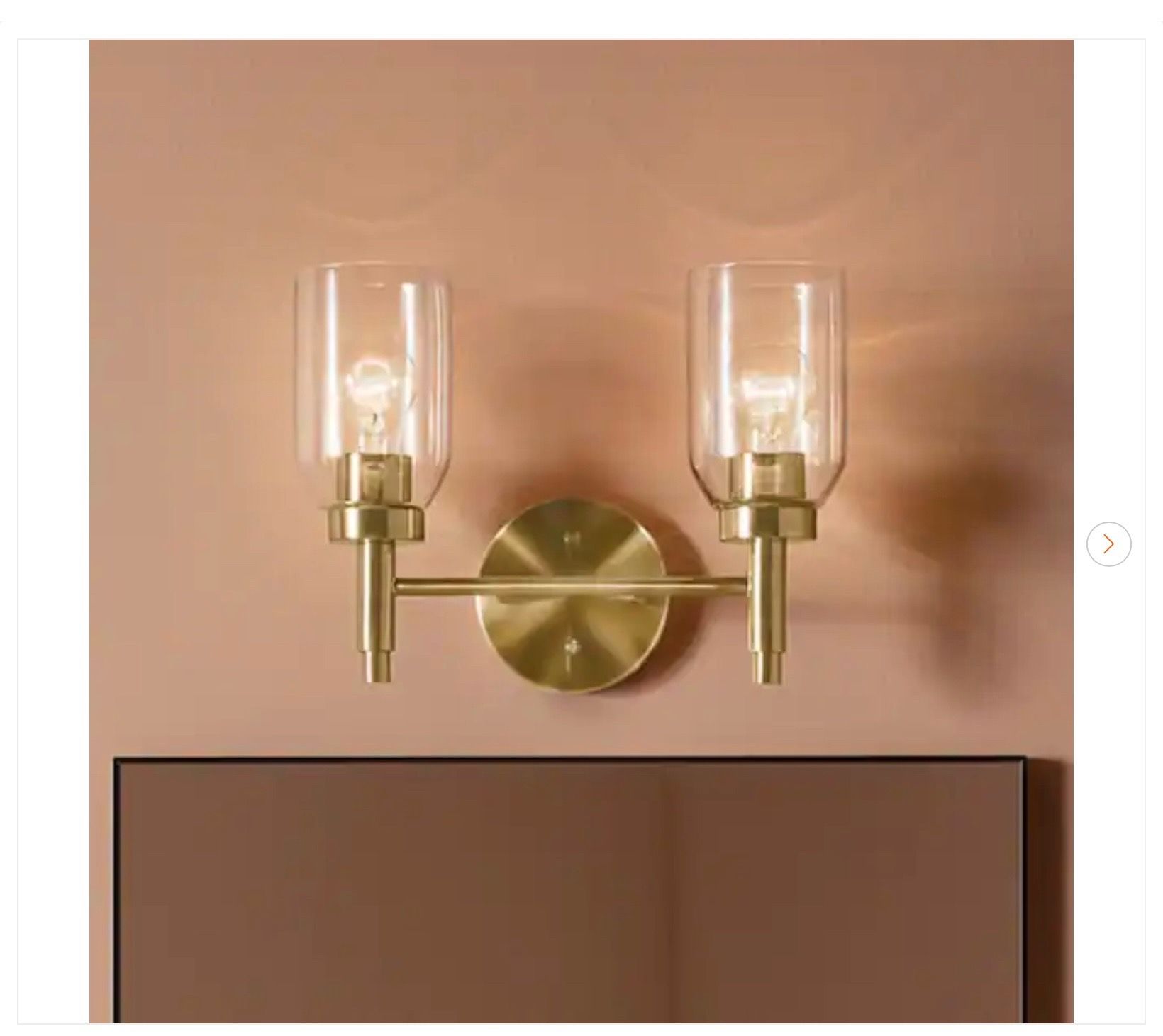 KICHLER Madden 2-Light Champagne Bronze Vanity Light