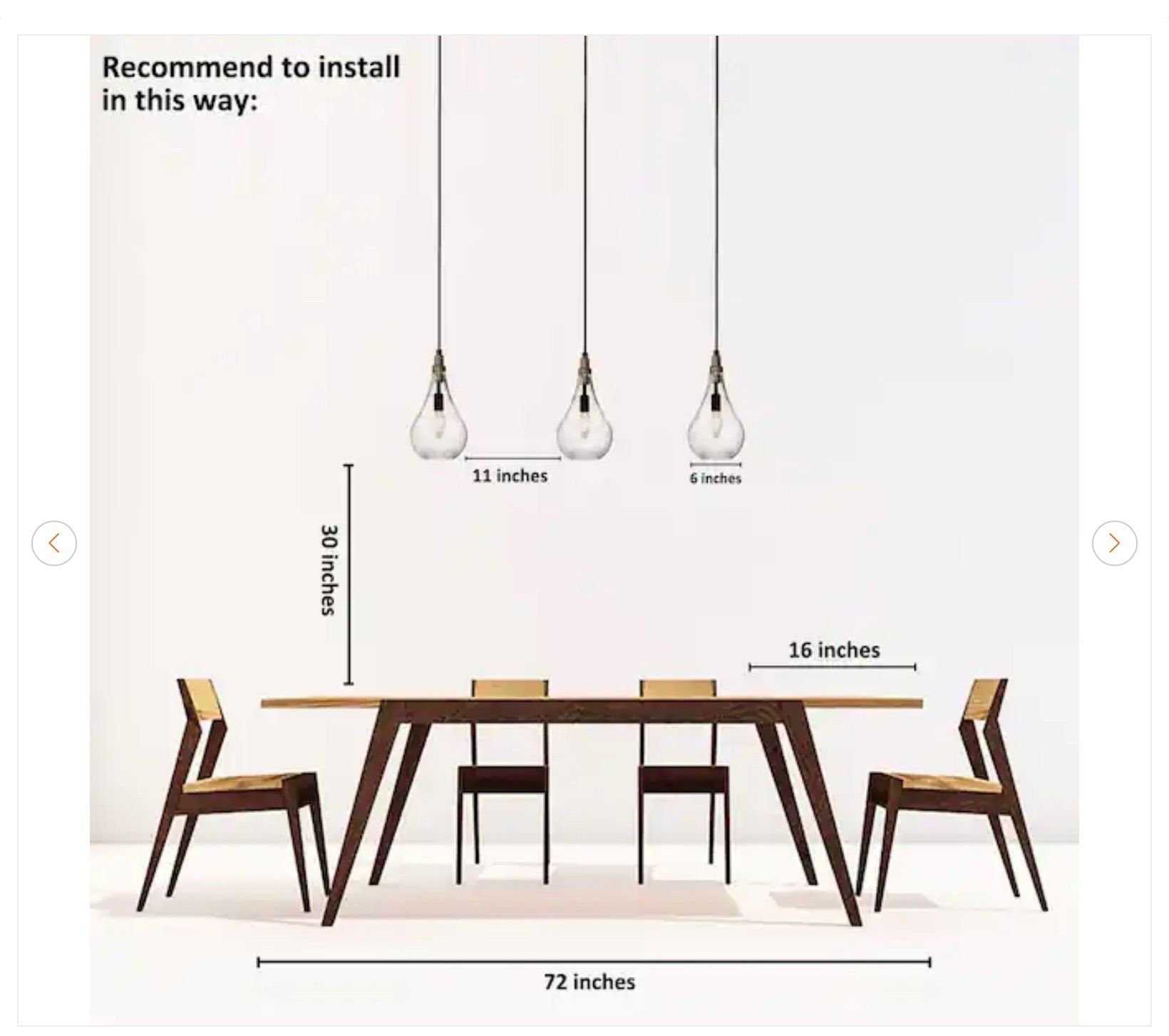 Modern Farmhouse Teardrop Pendant Lighting Maya 1-Light Black Wo - photo 4