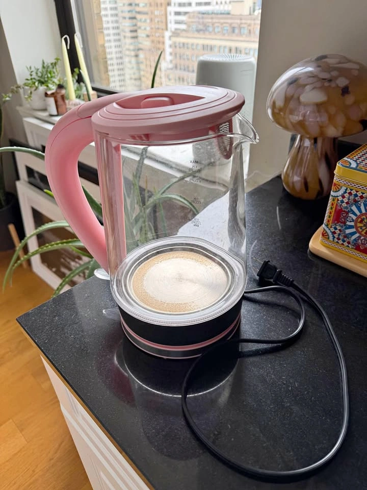 Pink Electric Tea Kettle