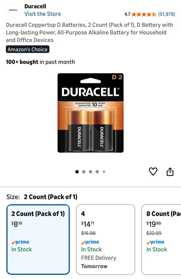 Duracell d2 - photo 2
