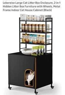 New 2 in 1 Lekereise cat litter box enclosure