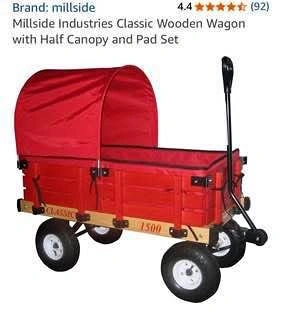 New Millside wooden kids wagon