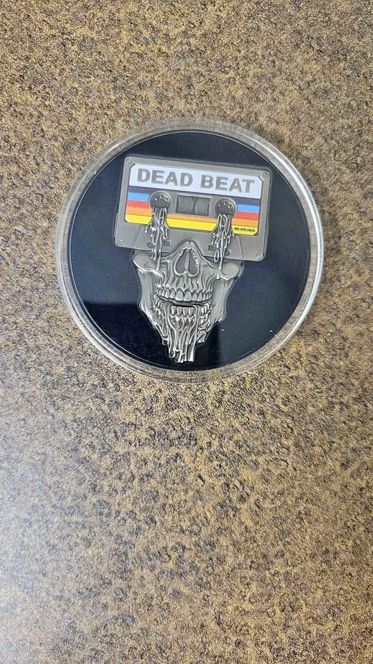2026 Liberia Dead Beat 30g ZnAl Coin New in Capsule Collectible
