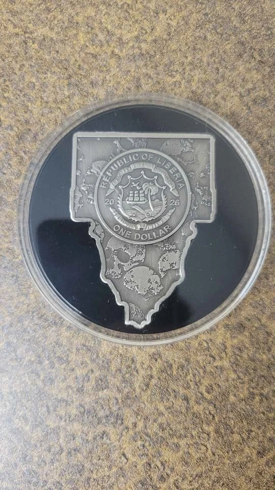 2026 Liberia Dead Beat 30g ZnAl Coin New in Capsule Collectible - photo 2