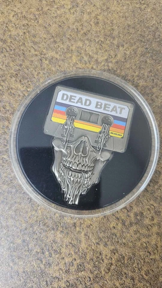 2026 Liberia Dead Beat 30g ZnAl Coin New in Capsule Collectible - photo 3
