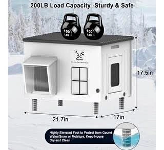 Large plastic outdoor cat house