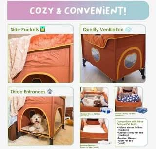 Petique bedside lounge dog bed - photo 5