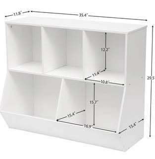 New HOOBRO kids wooden toy storage organizer - photo 3