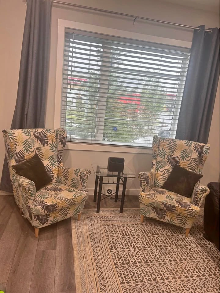 Pair of Accent Wingback Chairs – $150