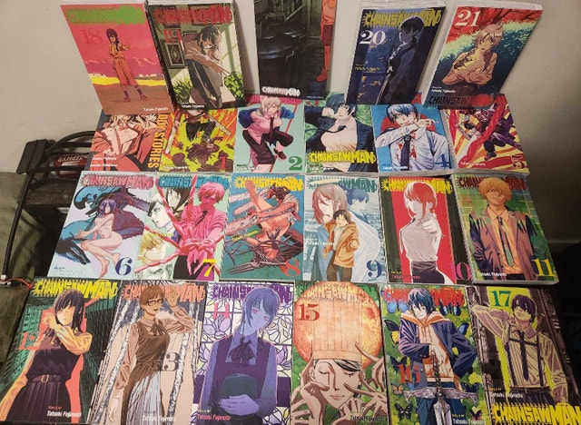 Chainsaw Man Manga COMPLETE Set Vol. 1–21 + Light Novel