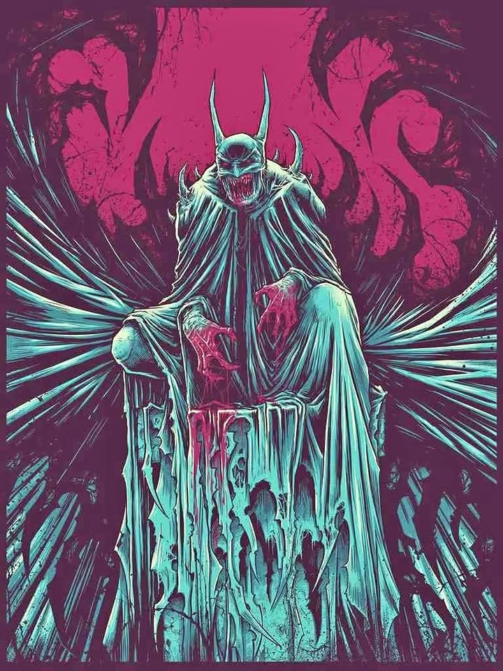 Rare NYCC Exclusive Batman Screen Print by Godmachine