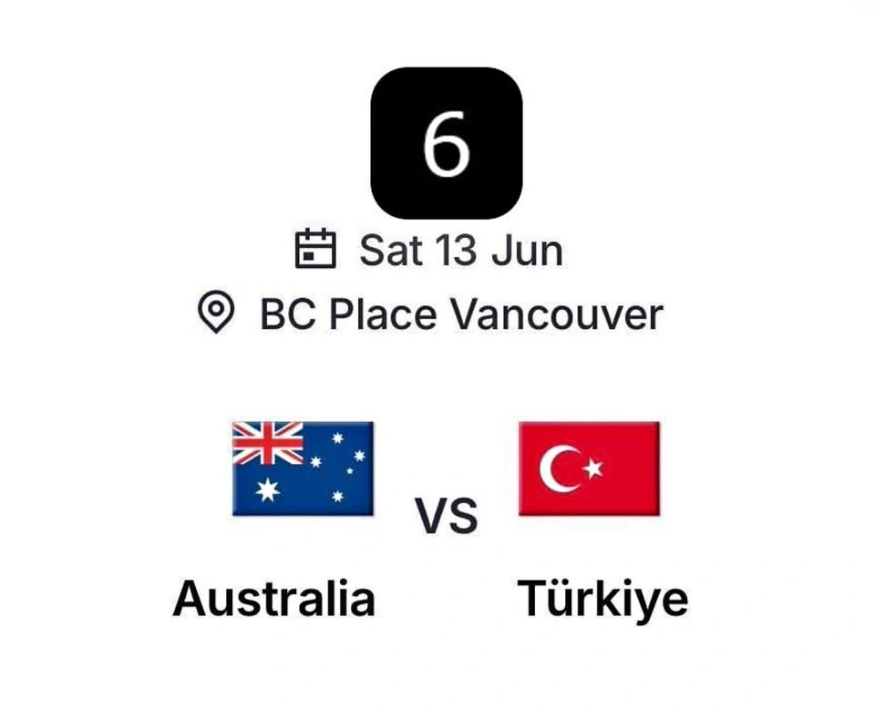 FIFA World Cup 2026 – Australia vs Türkiye