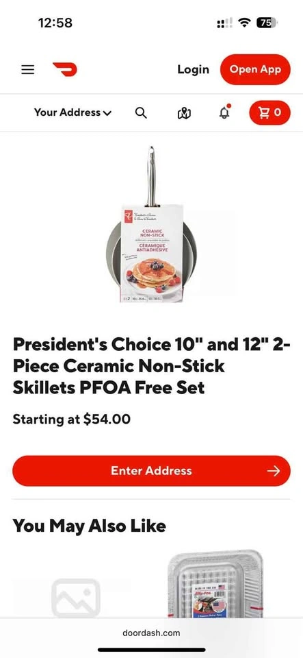 Never used President's Choice Ceramic Non-Stick Skillet Set - photo 5