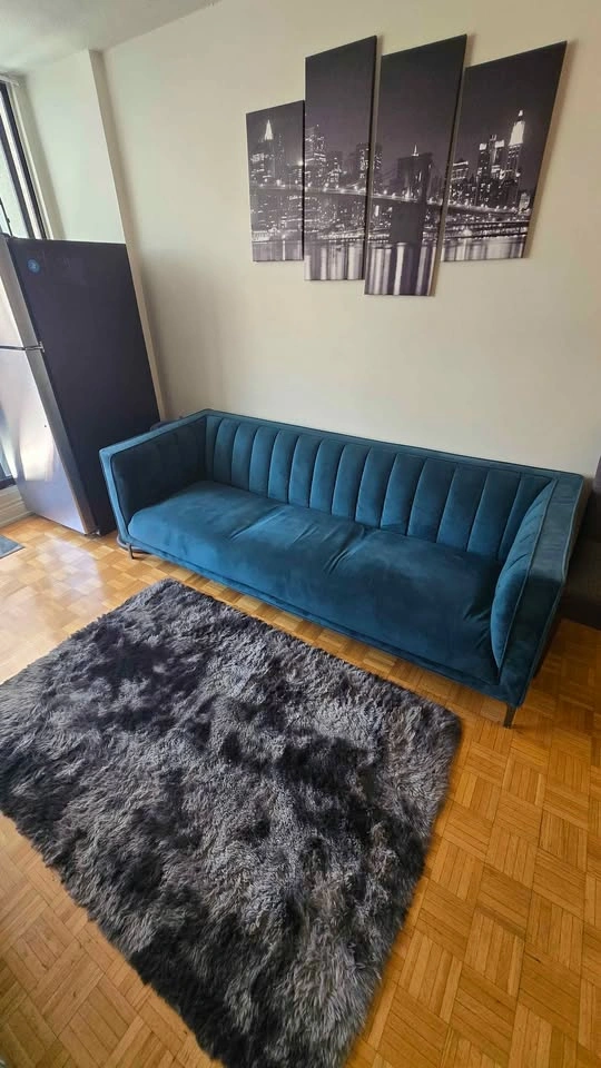 Gray black shag rug - photo 2