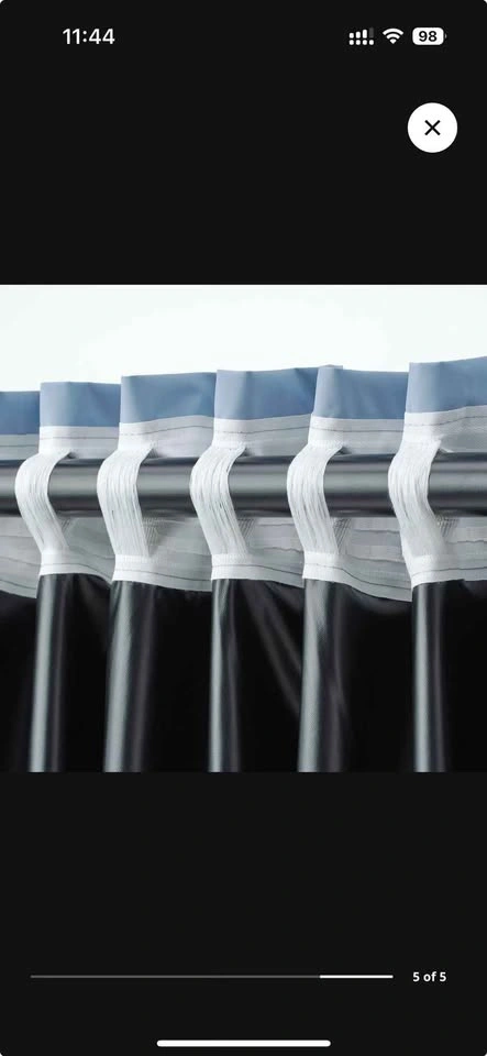 IKEA BENGTA Blackout Curtain Blue 210x250 cm (4 available) - photo 5