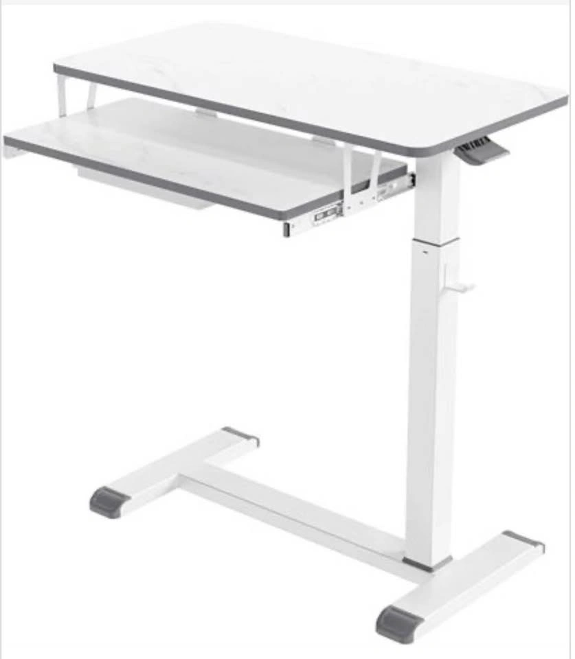 New Open Box FYDEAMER Adjustable Overbed Table with Keyboard Tra - photo 2