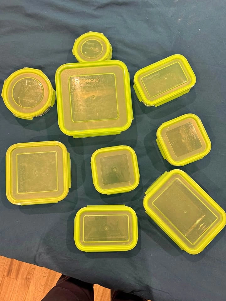 Snapware Glasslock Glass Food Storage Container Set – 9 Containe