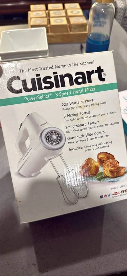 Cuisinart PowerSelect 3-Speed Hand Mixer
