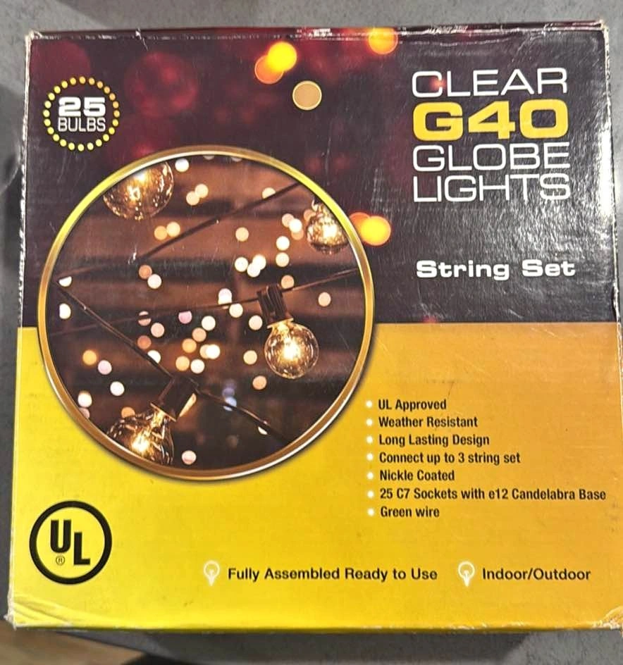 G40 Globe String Lights – Indoor/Outdoor