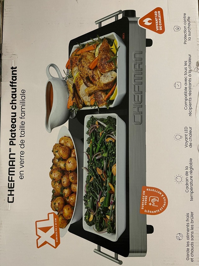Brand New Chefman Food Warming Tray - XL Size - photo 2