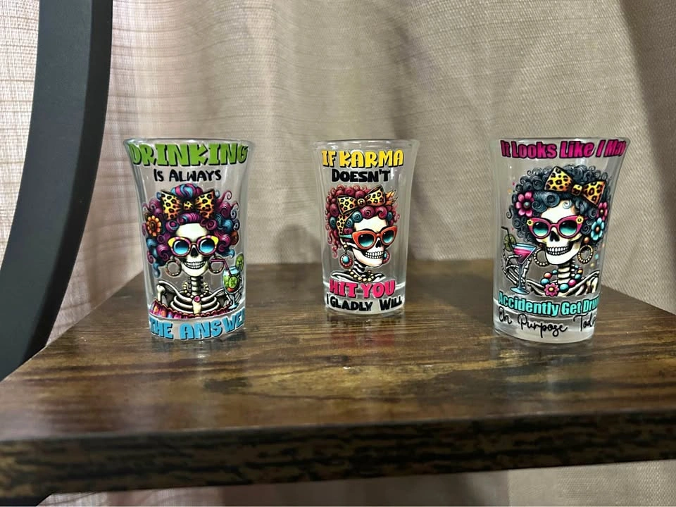 Shot glass set of 3