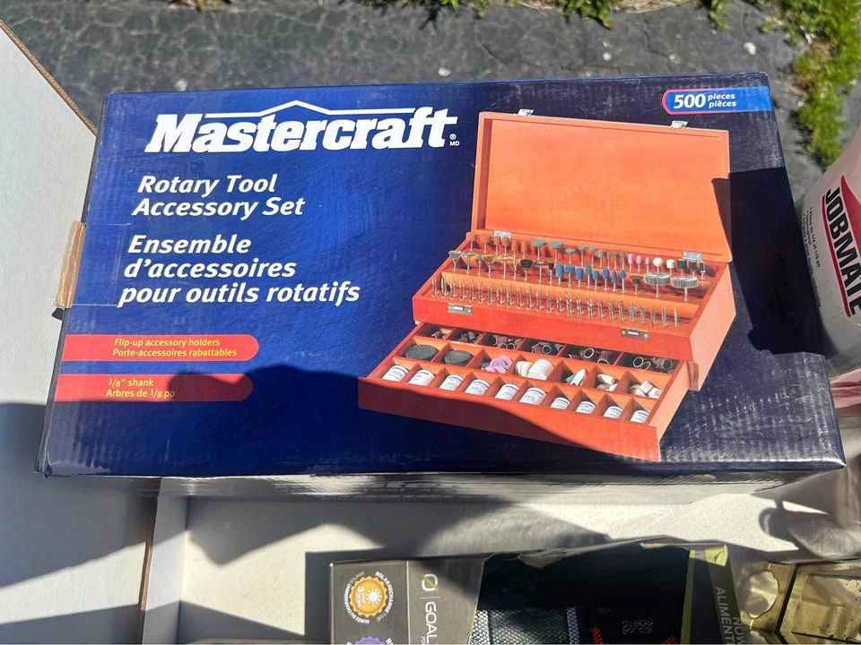 Mastercraft Rotary Tool Accessory Set 500 pieces NEW