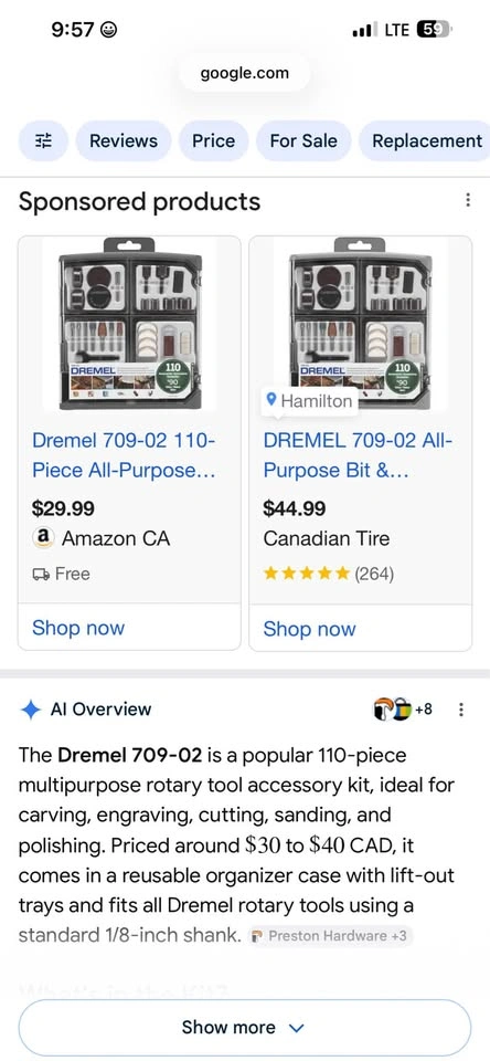 Dremel All-Purpose Accessory Storage Kit 110 Accessories - photo 2